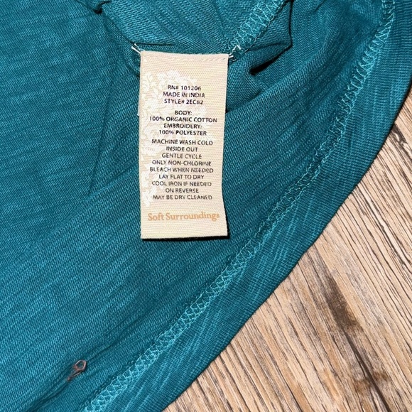 Soft Surroundings • Love Embroidered Tee - Picture 10 of 10